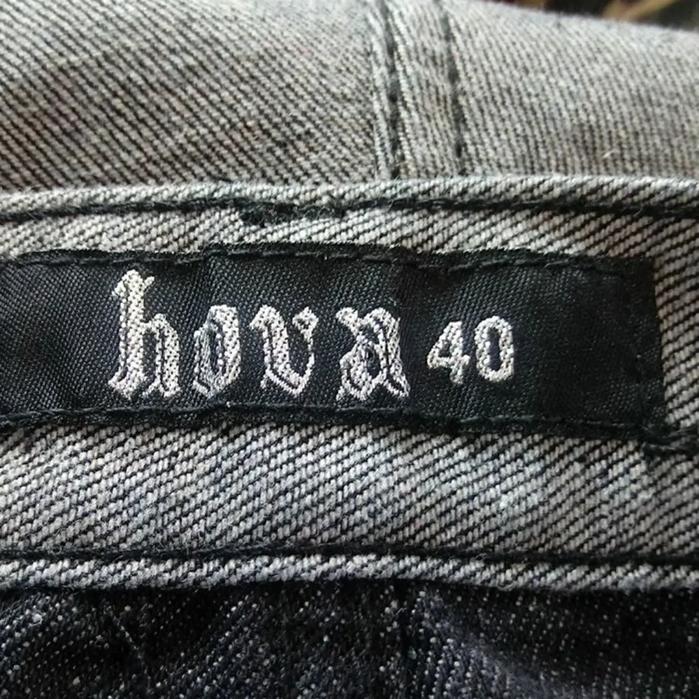 (3/$20) Hova grey denim five pocket shorts